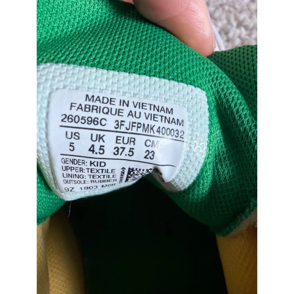 Converse One Star Low Top Yellow‎ Green Canvas Sneakers Mens 5 Womens 7